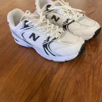 کفش نیو بالانس سفید|کیف، کفش، کمربند|ساری, |دیوار