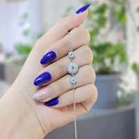 تنوع زیاد حلقه پشت حلقه نقره گردنبند دستبند کادویی|بدلیجات|تبریز, |دیوار
