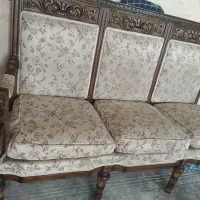 مبل ۹نفره سلطنتی چوب گردو|مبلمان خانگی و میز عسلی|مشهد, رضاشهر|دیوار