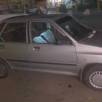 پراید۸۶ دوگانه فابریک نوک مدادی ونقره ای