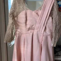 لباس شب ساتن و کارشده|لباس|میانه, |دیوار