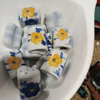 نمکدون گل ابی قدیمی