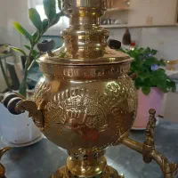 سماور ذغالی|کلکسیون اشیاء عتیقه|مراغه, |دیوار