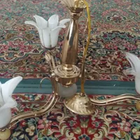 لوستر سه شاخه نو|لوستر و چراغ آویز|کرمان, |دیوار