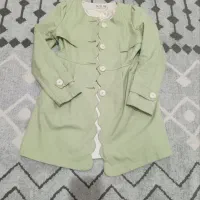 بارونی سایز 38 سبز پاستیلی تن خور فوق‌العاده