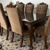 مبلمان کلاسیک ۷نفره ونهار خوری ۸ نفره