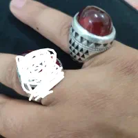 انگشتر نقره مردانه