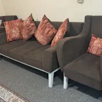 مبل هفت نفره و میز عسلی|مبلمان خانگی و میز عسلی|مهران (ایلام), |دیوار