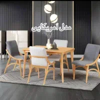 نهار خوری مدل آمرکایی میز وصندلی|میز و صندلی غذاخوری|تهران, شهرک ولیعصر شمالی|دیوار