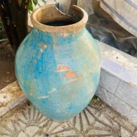 کوزه سفالی تزئینی|کلکسیون اشیاء عتیقه|یزد, |دیوار