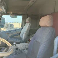 کامیون کشنده بی ام سی همرا با دیگ میکسر