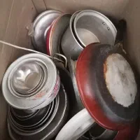 ظروف روحی و استیل و لعاب تفلون ضایعات