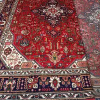 جفت شیش متری دستباف طرح قبا بناب برابرنو|فرش|خوی, |دیوار