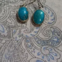 گوشواره نقره فیروزه نیشاپور