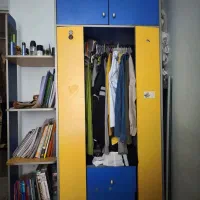 ست کمد دیواری تخت و میز تحریر بادریس