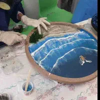 اموزش  رزین و سنگ مصنوعی و تابلوی ماه|خدمات آموزشی|مشهد, امامیه (شهرک غرب)|دیوار