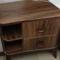 دو عدد پاتختی برند ساحل چوب، جنس MDF
