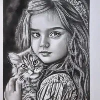 سفارش نقاشی چهره  سیاه قلم ، آموزش نقاشی سیاه قلم