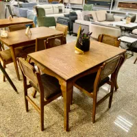 ناهار خوری چوبی حصیری