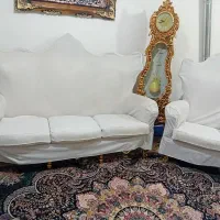 مبل سلطنتی *9نفره*چوب راش*کاور*جهیزیه|مبلمان خانگی و میز عسلی|بروجرد, |دیوار