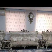 مبل هفت نفره مدل کلاسیک همراه با میزعسلی|مبلمان خانگی و میز عسلی|آستانه اشرفیه, |دیوار