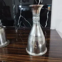 جام‌ قلیون ورشو و برنج  خوانساری|کلکسیون اشیاء عتیقه|خرم‌آباد, |دیوار