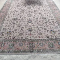 فرش ابریشم ماشینی با ریشه های ابریشم و الیاف طبیعی|فرش|تهران, قناتکوثر|دیوار