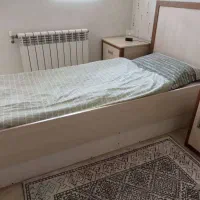 تخت یک نفره ساحل چوب|تخت و سرویس خواب|تهران, شهرک آزمایش|دیوار