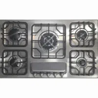 اجاق گاز صفحه ای استیل و شیشه