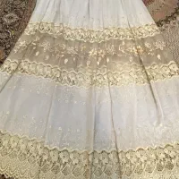 پرده گیپور دار ،ترکیب حریر شیشه‌ای ای