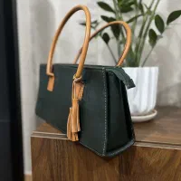 کیف تمام چرم طبیعی دست دوز