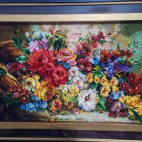 تابلو طرح گلدان