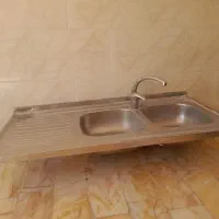 سینک ظرفشویی به همراه شیر اهرمی