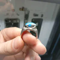 فیروزه - انگشتر فیروزه نقره