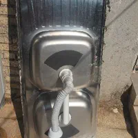 سینک دوقلو در حد نو