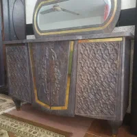 آینه کنسول تمام ام دی اف|بوفه، ویترین، کنسول|گرگان, |دیوار