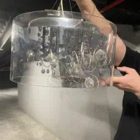 لوستر شیشه ای|لوستر و چراغ آویز|تهران, باغ فیض|دیوار