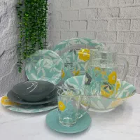 سرویس آرکوپیرکس ۴۶پارچه لومینارک گل فابریک|ظروف سرو و پذیرایی|تهران, شوش (باغ آذری)|دیوار