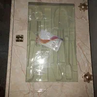 کنسول جاقاشقی سه طبقه طرح سنگی فروش|آب‌چکان و نظم‌دهنده ظروف|الیگودرز, |دیوار
