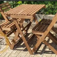 فرصت استثنایی خرید میز و صندلی چوبی