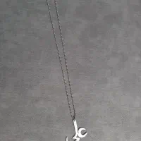 پلاک زنجیر علی استیل رنگ ثابت‌