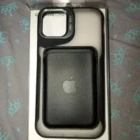 گارد آیفون 11همراه کیف چرمی