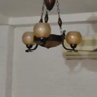 لوستر چوبی مدل روستیک