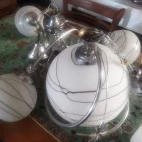 دو عدد لوستر حبابی