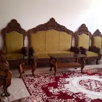 مبل سلطنتی منبت|مبلمان خانگی و میز عسلی|خمینی‌شهر, |دیوار