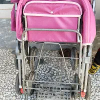 کالسکه بچه با صندلی غذاخوری کودک دوچرخه