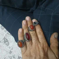 انگشتر  مردانه آبکاری نقره