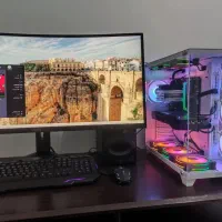 کامپیوتر گیمینگ نسل ۱۲ با مانیتور ۳۴ اینجی