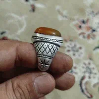 انگشتر عقیق زرد