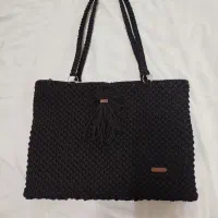 انواع کیف مکرومه با قلاب ودست با کمترین قیمت|کیف، کفش، کمربند|کرج, کوی امامیه|دیوار